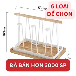 Giá úp ly phong cách tối giản Bắc âu thép sơn tĩnh điện kết hợp gỗ