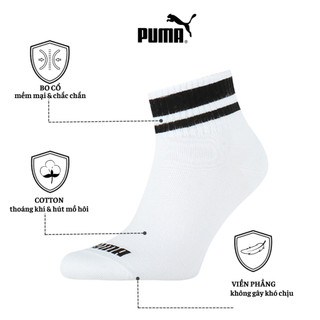 Puma Tất nam nữ Unisex cổ ngắn thể thao Puma Unisex Quarter