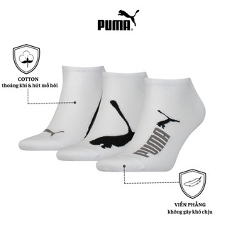 Puma Combo 3 đôi tất nam nữ Unisex dáng cổ ngắn - Puma Unisex Sneaker