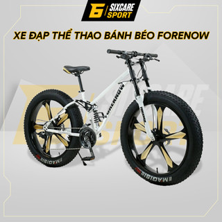 Xe đạp bánh béo forenow thể thao bánh 26 inch thời thượng, xe 21 tốc độ, khung hợp kim thép chắc chắn - sixcare sport
