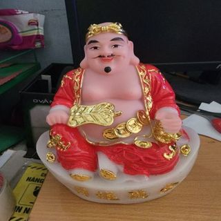 thần tài ông địa đỏ ( bột đá )