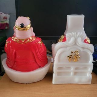 thần tài ông địa đỏ ( bột đá )