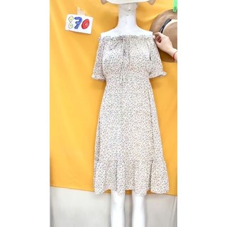 Đầm bẹt vai . s870