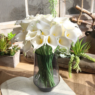 Sét 3 cành hoa rum giả trang trí, decor phòng, chụp ảnh , làm bó hoa cưới cầm tay cô dâu,phụ kiện chụp hình