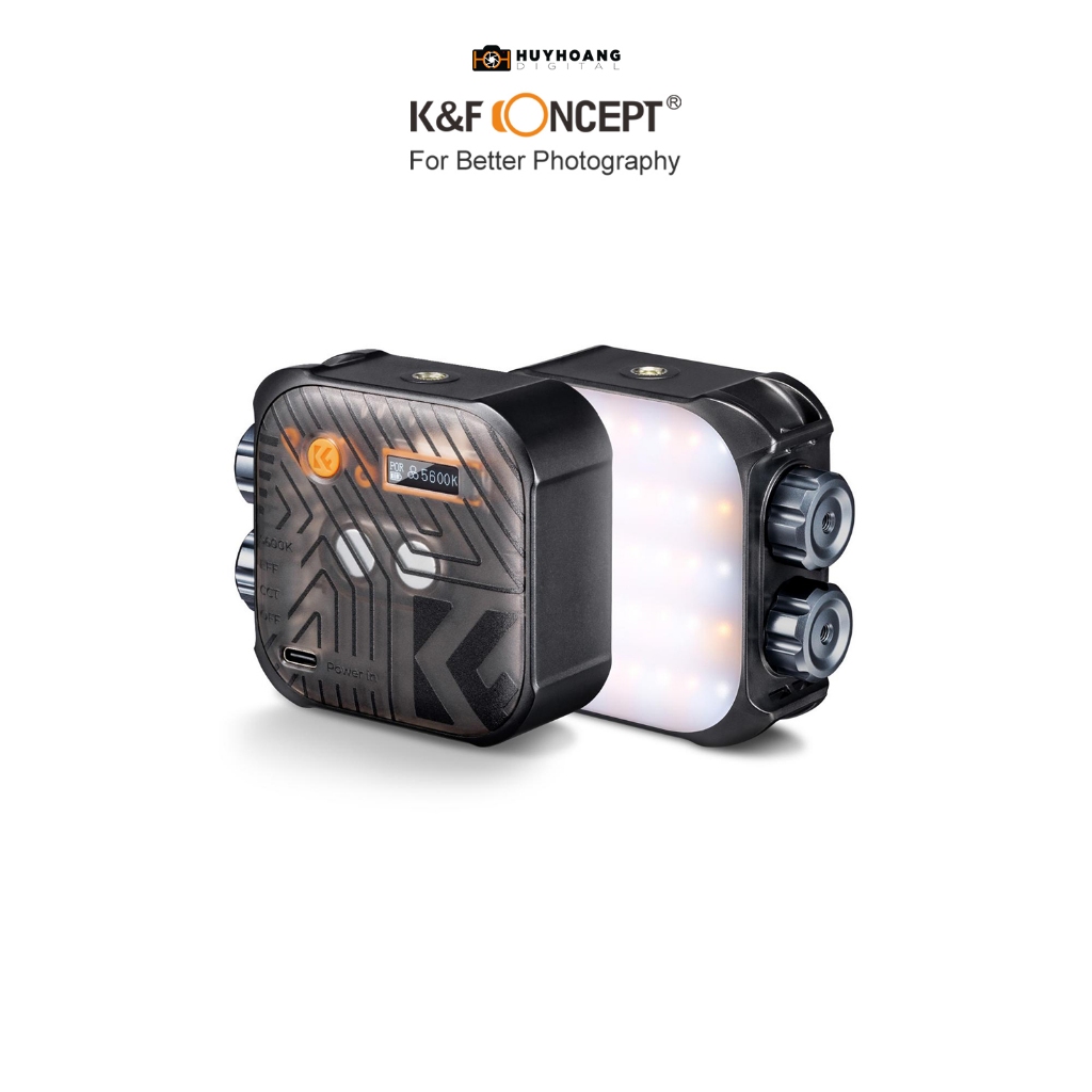 Đèn LED K&F CONCEPT RGB 2500-9900K CRI 96+ 6W | KF34.036 - 2500-9900K