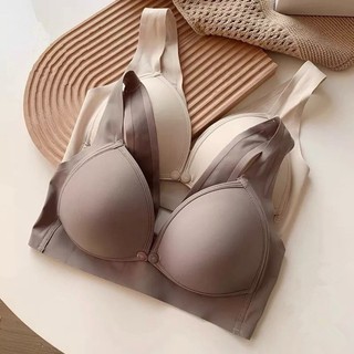 Áo Ngực Bầu Cho Con Bú Sau Sinh Chất Liệu Su Non Mềm Mát, Khuy Cài Trước, Chống Chảy Xệ Có Bigsize Mới 2024