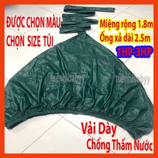 Áo vệ sinh máy lạnh loại tốt 1.8m, Túi bạt trùm rửa vệ sinh máy lạnh điều hòa