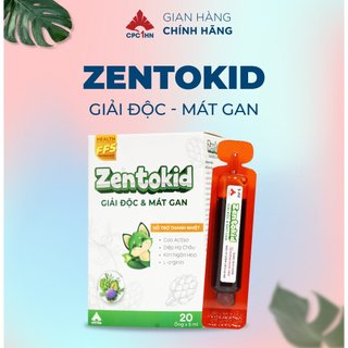 Siro giải độc mát gan ZENTOKID thải độc, thanh nhiệt cơ thể, hỗ trợ giảm mụn và nóng trong