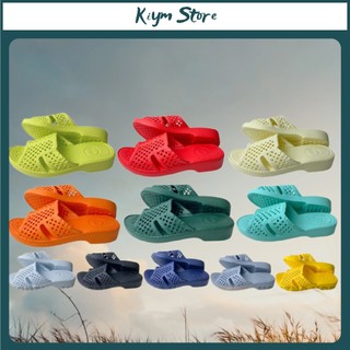 Dép nam quai ngang đế dày cao cấp unisex siêu nhẹ chống trơn, Dép tổ ong asia chuẩn form nam nữ