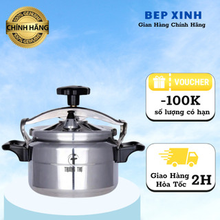 Nồi Áp Suất Nhôm Đáy Từ Trường Thọ, Hợp Kim Nhôm Cao Cấp, Dung Tích 125 - 5L, 126 - 7L, BH 12 Tháng