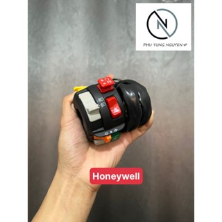 Cùm công tắc Honeywell 7 chức năng gắn xe Wave nhỏ và các dòng xe 1 cùm công tắc