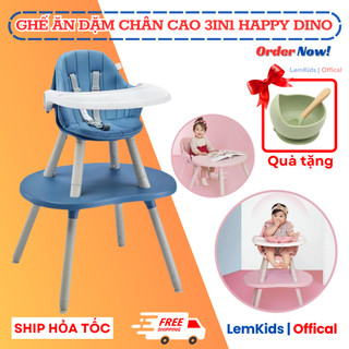 [TẶNG BÁT ĂN] Set Bàn Ghế Ăn Dặm Cho Bé Chân Cao Chắc Chắn, Set Bàn Ghế Montessori cho trẻ từ 6 tháng đa năng dễ vệ sinh