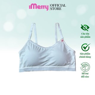 Áo lá học sinh iMERRY chất vải modal siêu thoáng mát, đệm mút chằn bông siêu thấm BRA1195