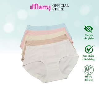 Combo 5 quần lót nữ su iMerry cạp cao,basic nhiều màu dễ phối đồ vải su lạnh mềm mại mỏng nhẹ VQ028A