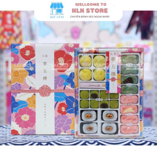Gói Quà Tặng Siêu Đẹp Bánh Mochi 5 vị truyền thống TSUJISEI Chính Hãng - KLK Store