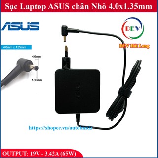 Sạc laptop asus 19v – 3.42a chân nhỏ 4.0x1.35mm - đường kính đầu sạc 4mm