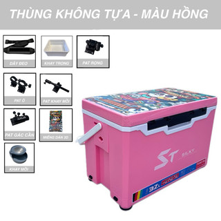 Thùng câu đài 32 lít hàng loại 1 siêu đẹp- full pass phụ kiện câu cá