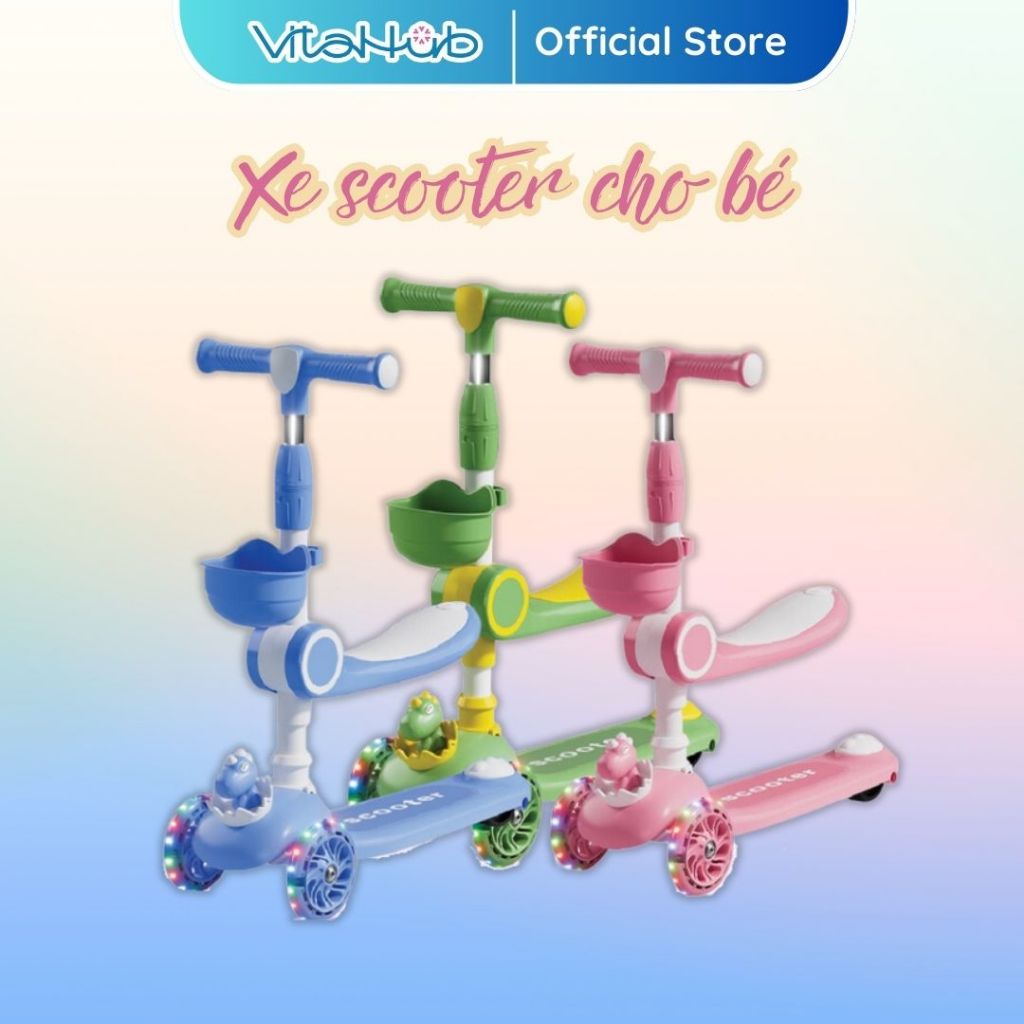 (Quà tặng không bán) Xe scooter cho bé
