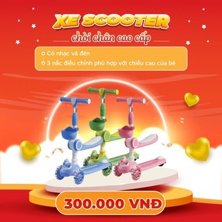 (Quà tặng không bán) Xe scooter cho bé