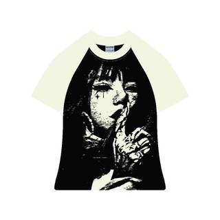 Áo phông nữ babytee Phong cách Vintage họa tiết hình in 5d "Cô Gái Nói Nhỏ" chất cotton co giãn mềm mịn oversize 55kg