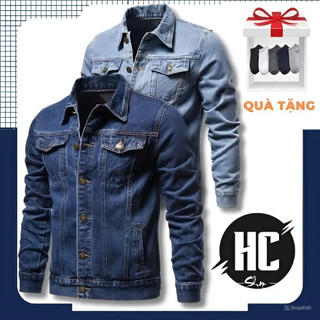 Áo khoác jean nam cao cấp - áo bò nam thời trang phong cách cool ngầu với thiết kế form dáng phù hợp với người Việt