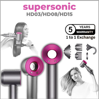 Supersònic Máy sấy tóc Chăm sóc tóc ion âm Màu đỏ tía Niken