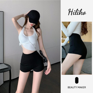 Quần short dance lưng cao co dãn, Quần đùi umi co giãn chất đẹp cạp khoá tôn dáng Quan516_P3K4