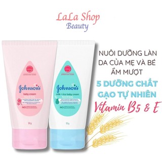 Kem dưỡng ẩm Johnson's Baby Cream Face & Body Cấp Ẩm Cho Làn Da Bé