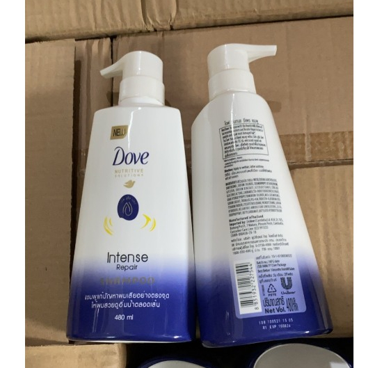 Dầu gội Dove phục hồi tóc thái 480ml.