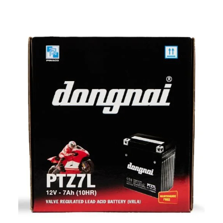 Ắc quy xe máy Pinaco PTZ7L (12V - 7Ah)