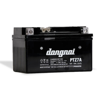 Ắc quy xe máy Pinaco PTZ7A (12V - 7Ah)
