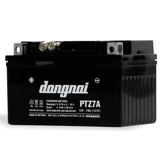 Ắc quy xe máy Pinaco PTZ7A (12V - 7Ah)
