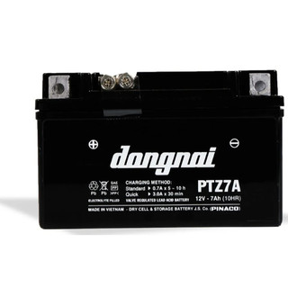 Ắc quy xe máy Pinaco PTZ7A (12V - 7Ah)