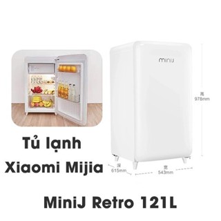Tủ lạnh mini Xiaomi Mijia MiniJ Retro 121L BC-M121RWT