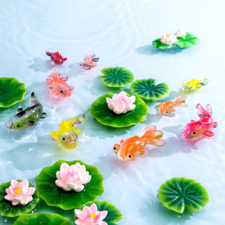 Mô hình cá chép Koi trong suốt trang trí tiểu cảnh, hồ non bộ, terrarium, DIY