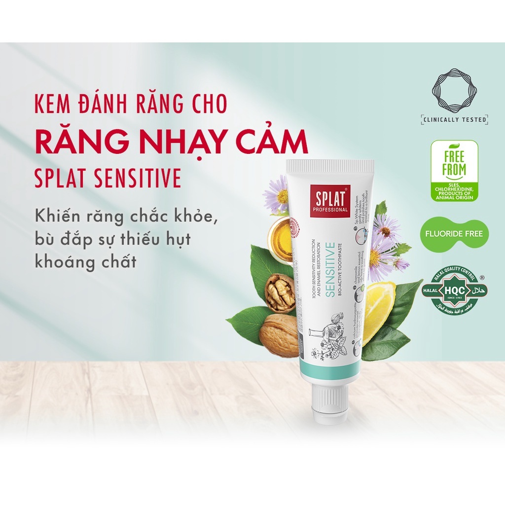 [GIFT] Kem Đánh Răng SPLAT Sensitive Professional 20ml