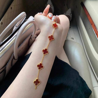 [Silbi A Accessories] Vòng tay cỏ 4 lá, Vòng tay VC.A hàng siê.u cấp 15mm