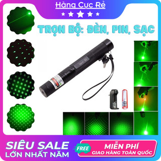 Đèn Laser siêu mạnh tia Xanh, lazer 303 chiếu xa tới 1000m, trình chiếu, dạy học, chơi với mèo