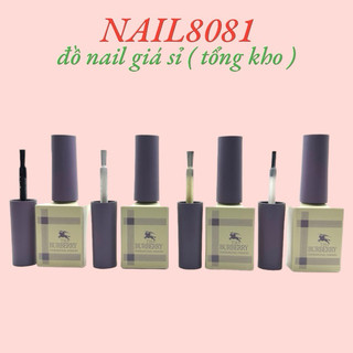Sơn gel Burberry ( nắp tím ) lẻ màu Đen , Trắng , Trắng Gạo , Trắng Sữa làm móng