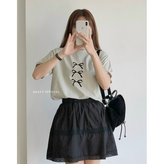 KAYY. Áo pull kẻ in nơ _ p1267