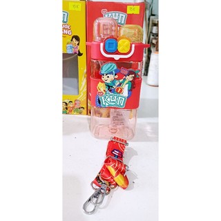 Bình nước đa năng 2 vòi 550ml ( Quà tặng Kun)