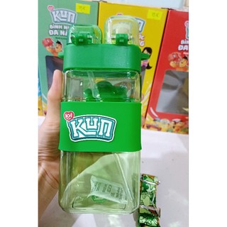 Bình nước đa năng 2 vòi 550ml ( Quà tặng Kun)