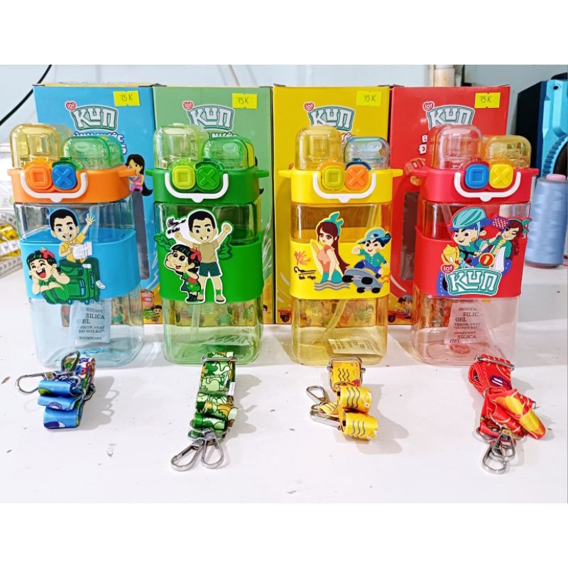 Bình nước đa năng 2 vòi 550ml ( Quà tặng Kun)