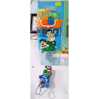 Bình nước đa năng 2 vòi 550ml ( Quà tặng Kun)