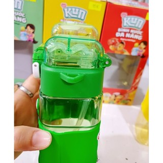 Bình nước đa năng 2 vòi 550ml ( Quà tặng Kun)