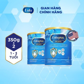 Bộ 2 Sản phẩm dinh dưỡng Enfagrow Enspire 2 - 350G dành cho trẻ từ 1-3 tuổi