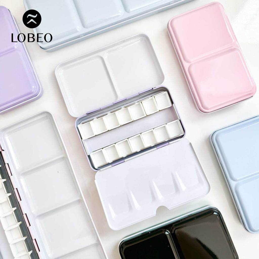 [LOBEO] Khay chiết màu thiếc 14 pan