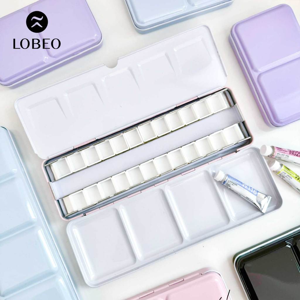 [LOBEO] Khay chiết màu thiếc 24 pan