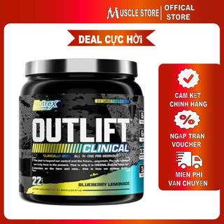 Nutrex Outlift Pre-Workout (22 liều),Tăng Sức Mạnh Sức Bền Trước Tập