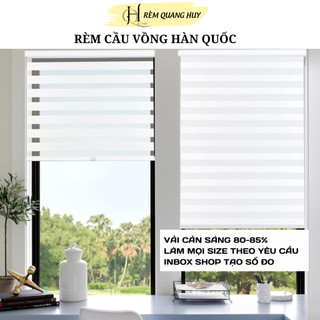 Rèm cầu vồng khoan tường cản sáng 70-85% decor phòng, làm kthuoc theo yêu cầu